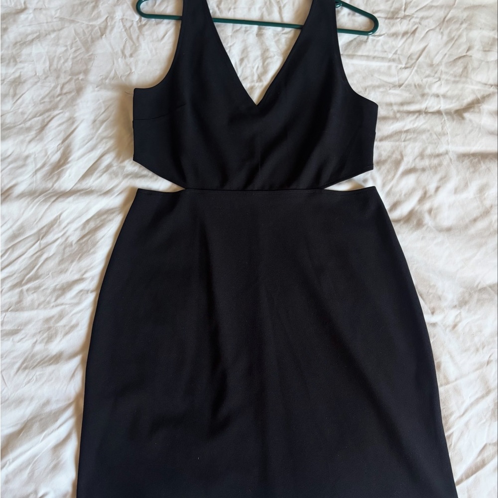 Express Black Backless Dress